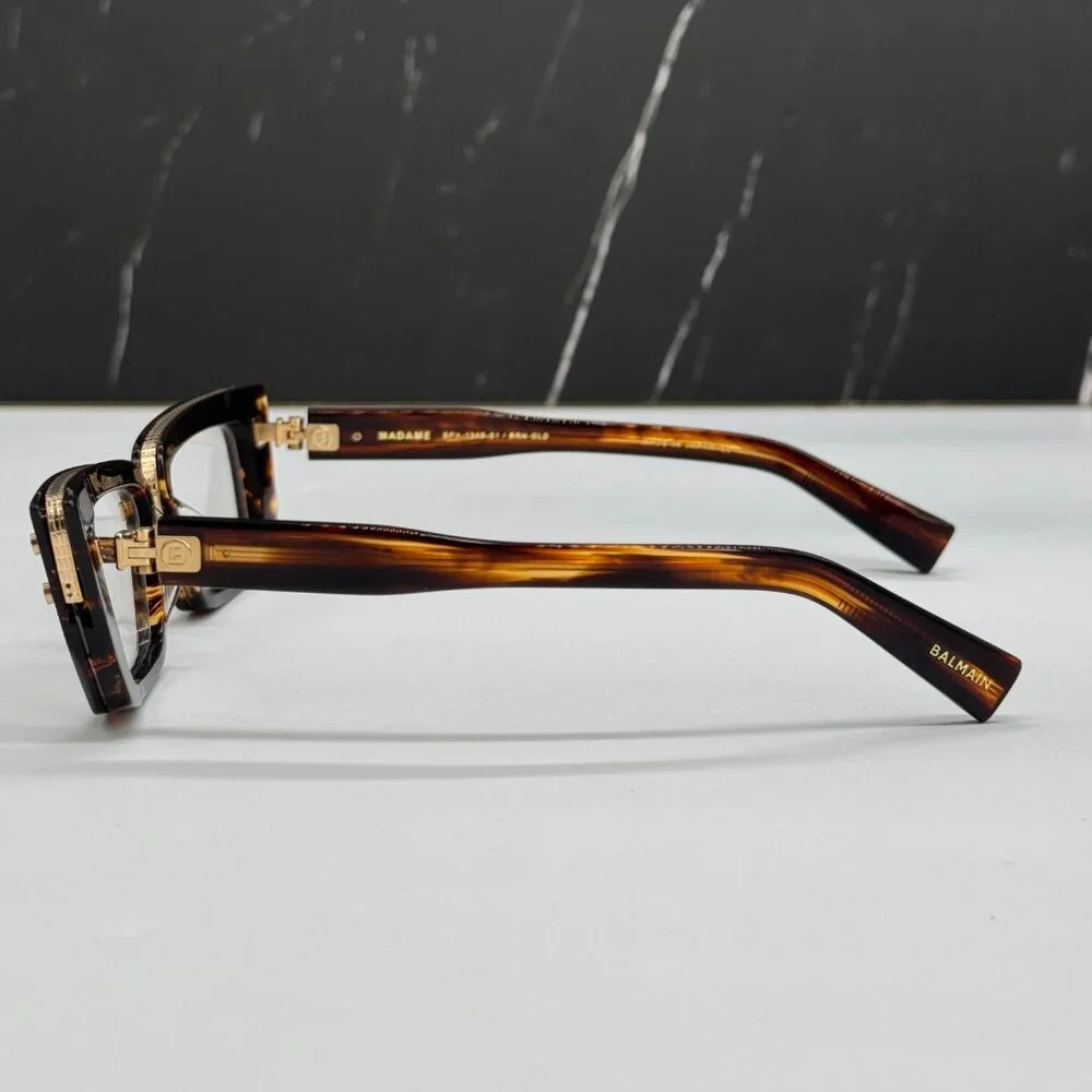 NEW BALMAIN MADAME BPX-134B WOMEN HAVANA BALMAIN EYEGLASSES
